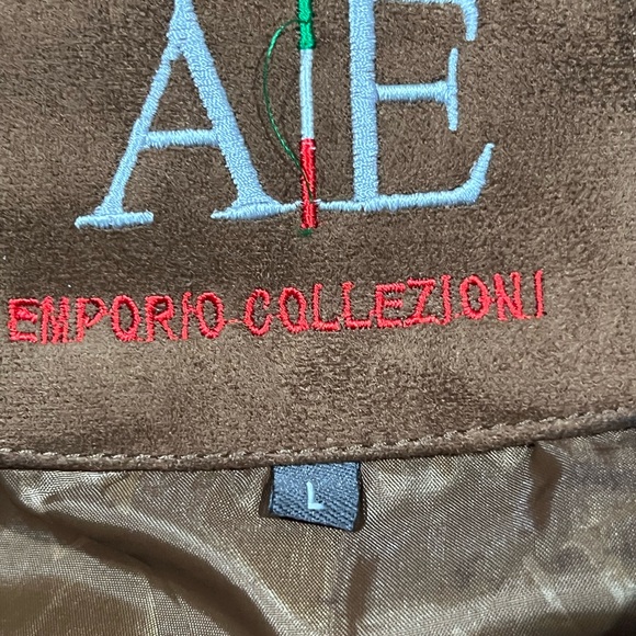 Emporio Collezioni Italian Brown Suede Jacket - Picture 5 of 9